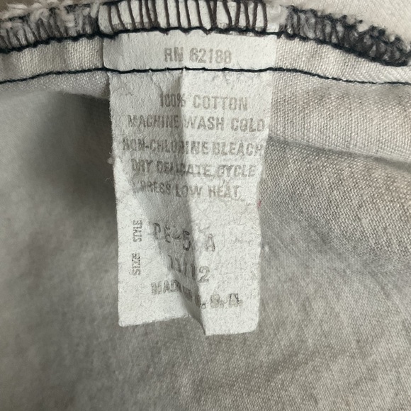 Brenner Gray Denim Style Button Back Dress Size 14 Vintage Look - Picture 6 of 6